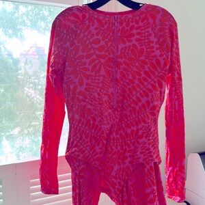 NWT Pink and red swim suit and pants set